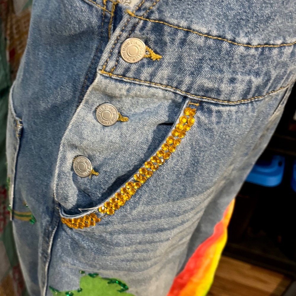 Handdecorated Forever 21 Coveralls - Picture 4 of 14